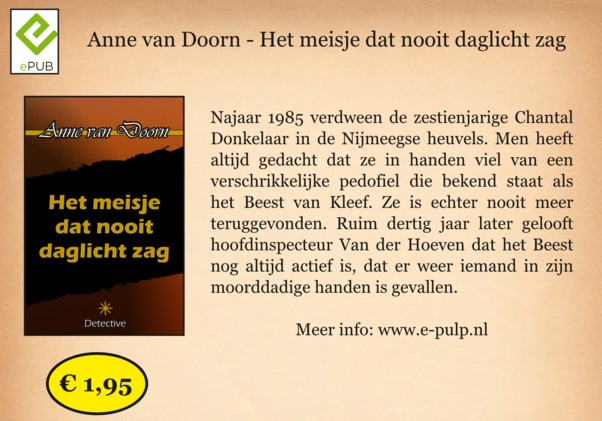 Promo - Het meisje dat nooit daglicht zag