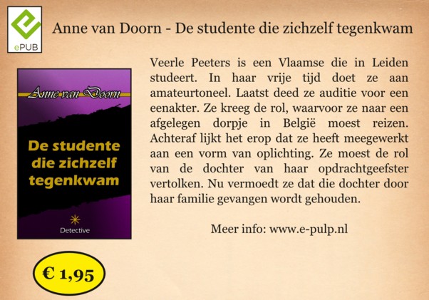 Promo - De studente die zichzelf tegenkwam