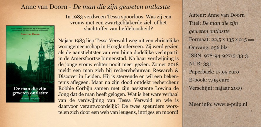 Promo De man die zijn geweten ontlastte