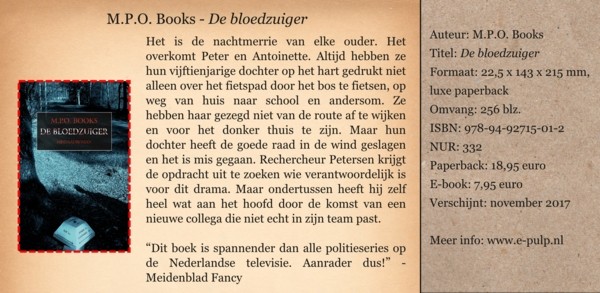 M.P.O. Books - De bloedzuiger